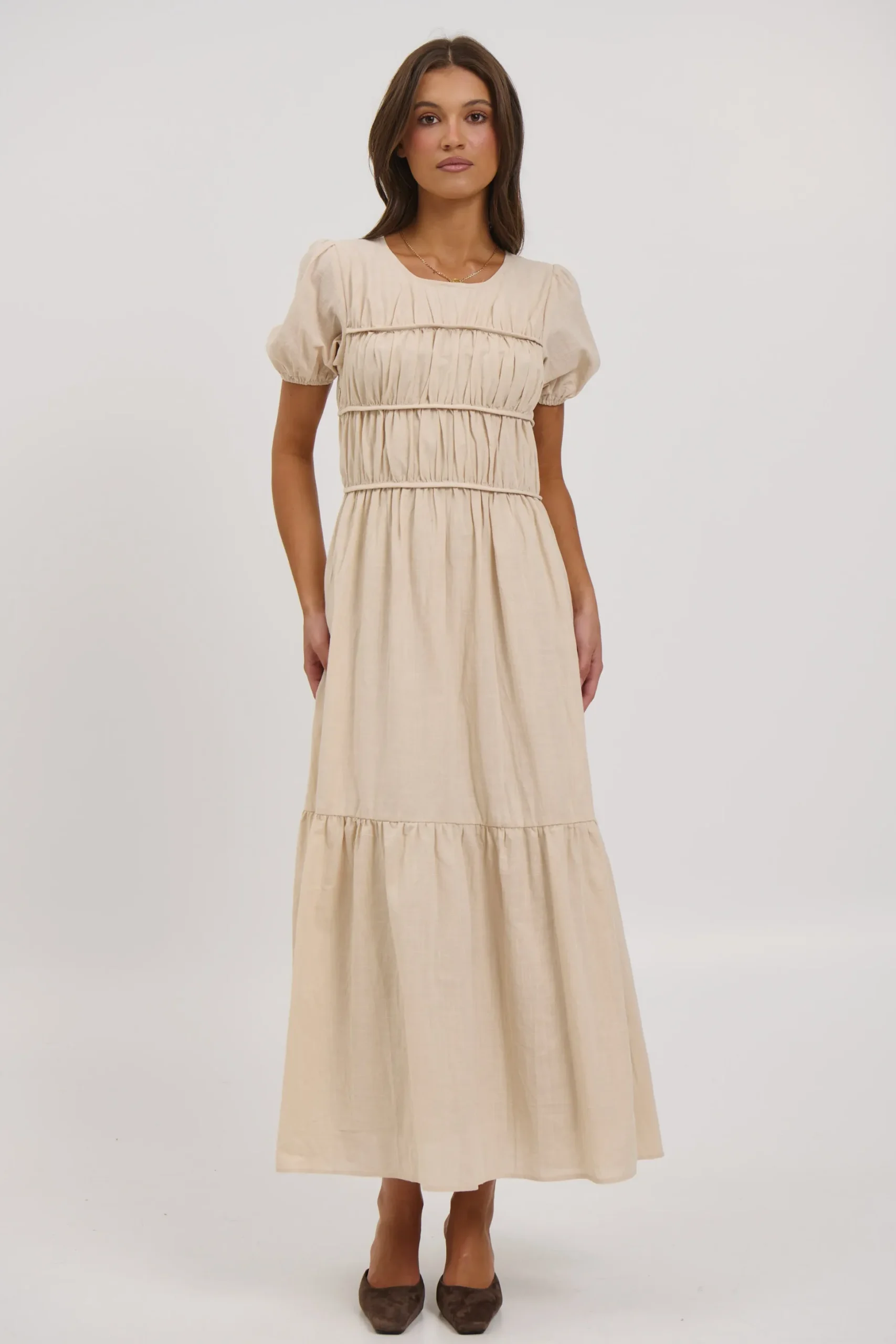 Gianna Maxi Dress Oat