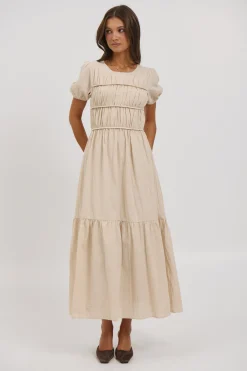 Gianna Maxi Dress Oat