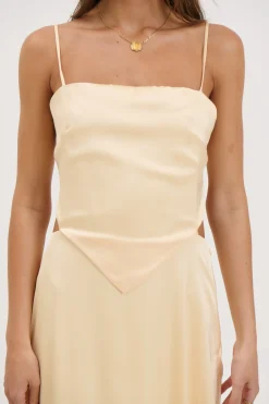 Gloria Maxi Dress Lemon