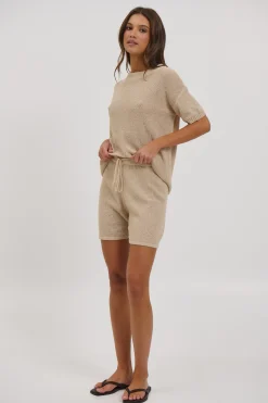 Golda Knit Set Sand