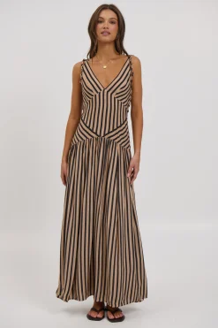 Hadley Maxi Dress Mocha