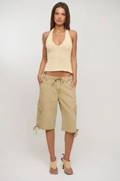 Halo Halter Top Butter