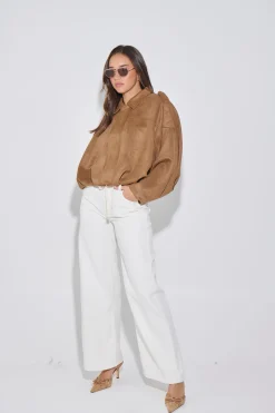 Harmony Suede Jacket Brown