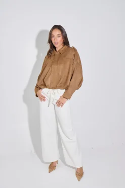 Harmony Suede Jacket Brown