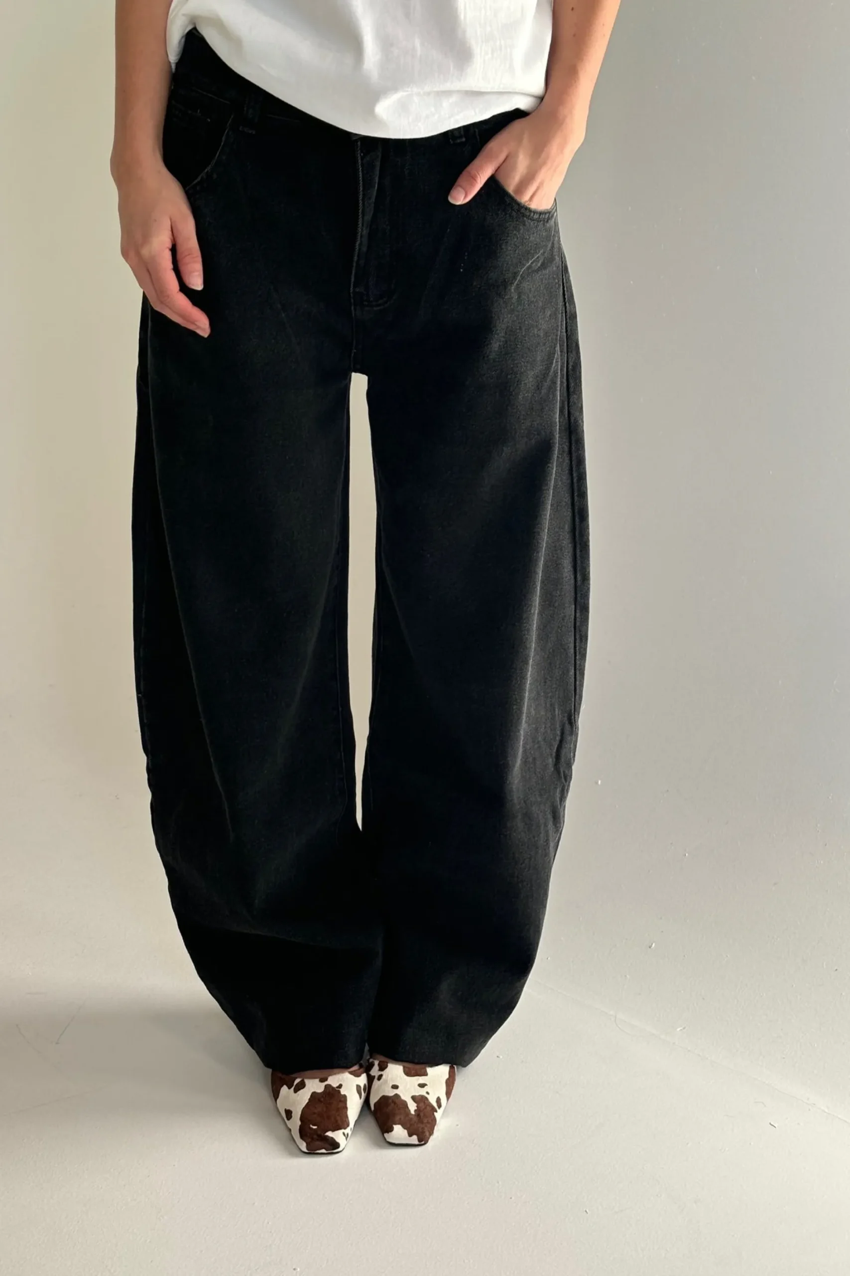 Horseshoe Denim Washed Black