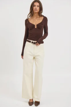 Ida Long Sleeve Chocolate