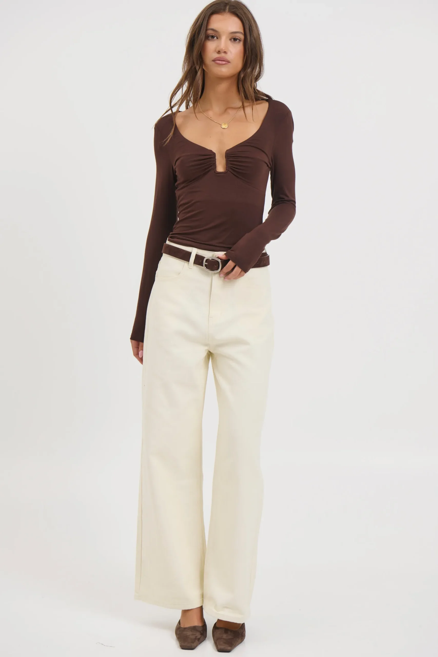 Ida Long Sleeve Chocolate