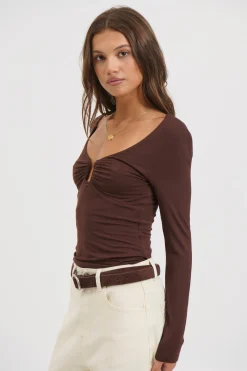 Ida Long Sleeve Chocolate