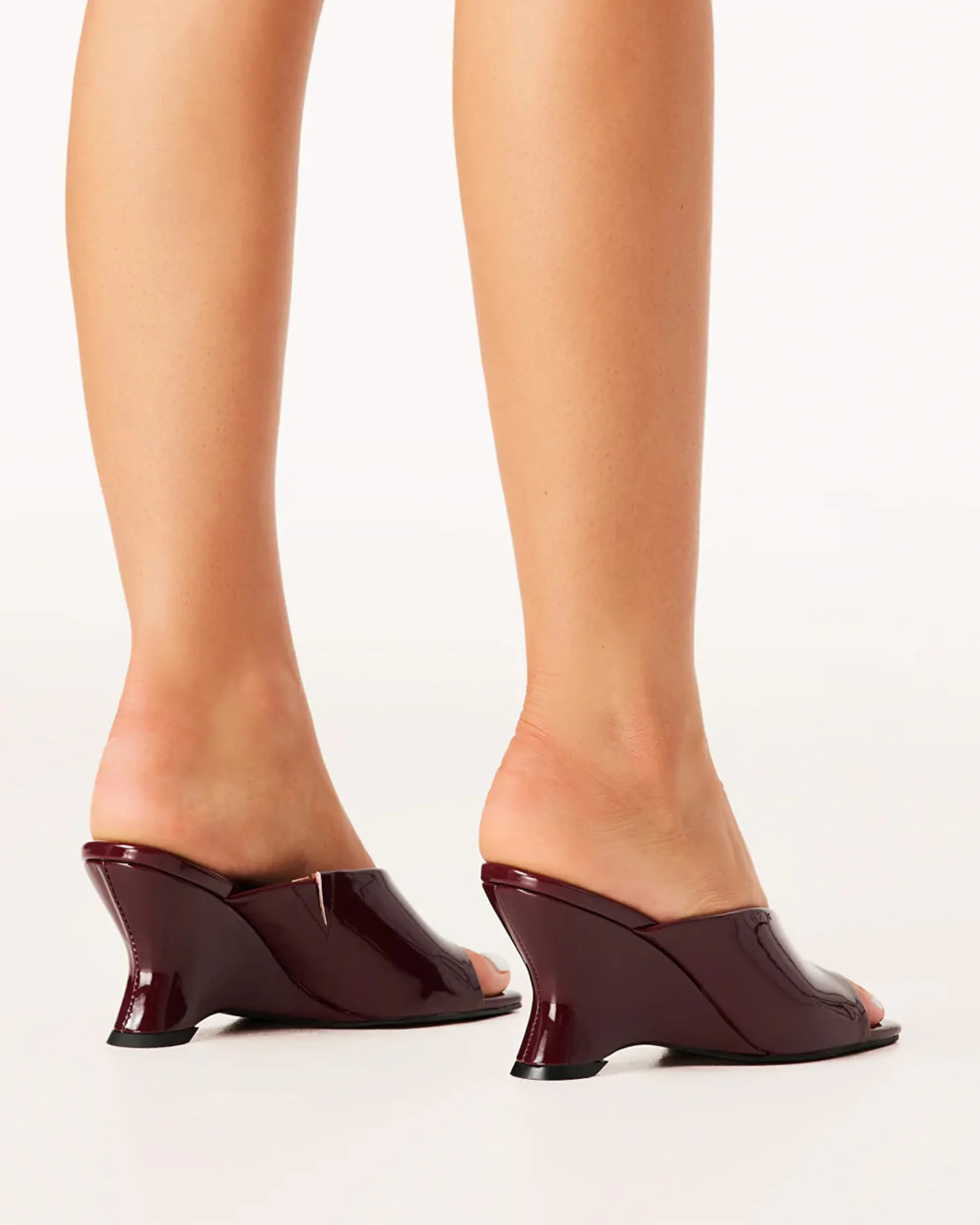 Iselle Heel Dark Cherry Patent
