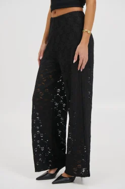 Jacinta Lace Pant Black