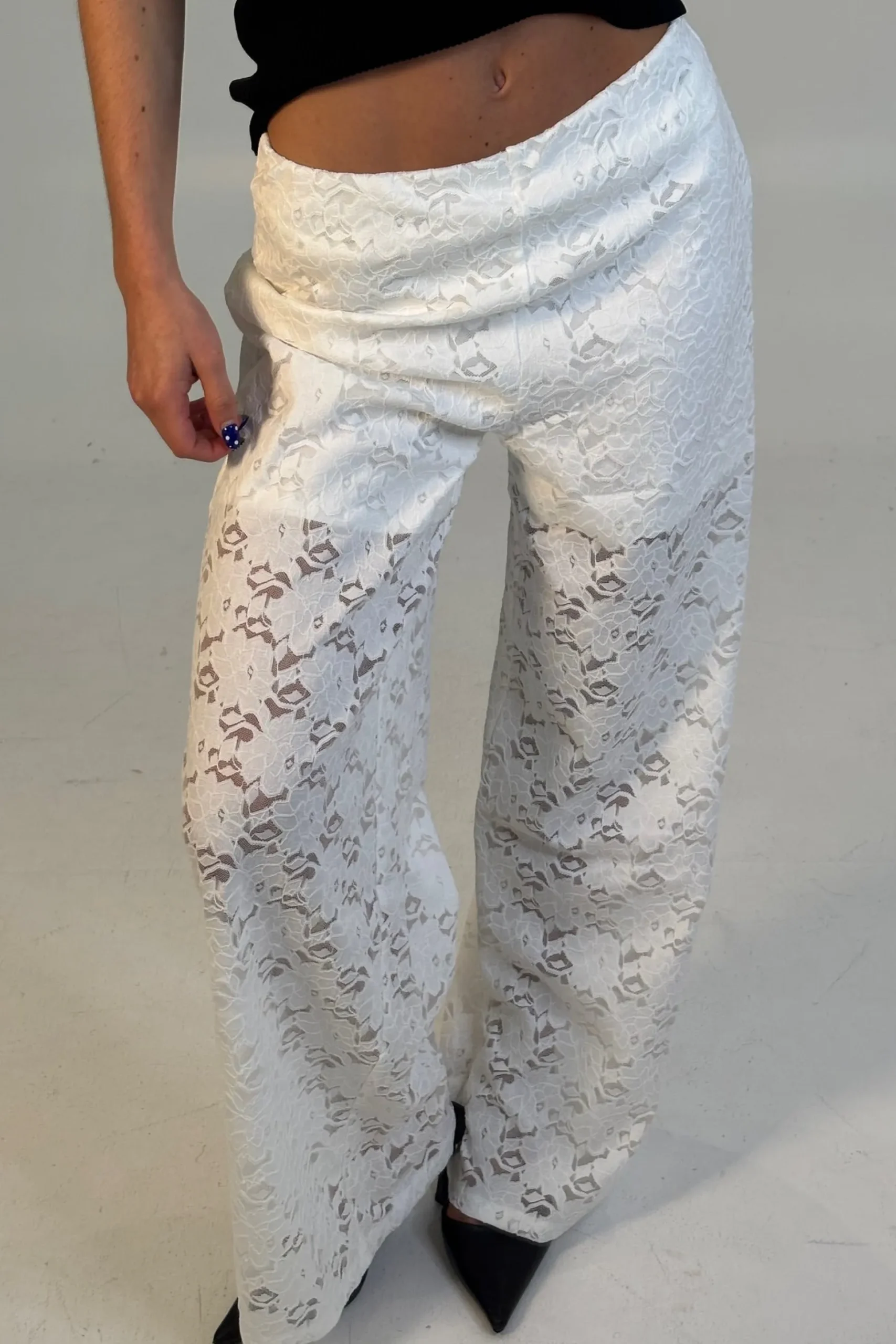 Jacinta Lace Pant White
