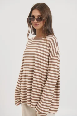 Jaida Long Sleeve Chocolate