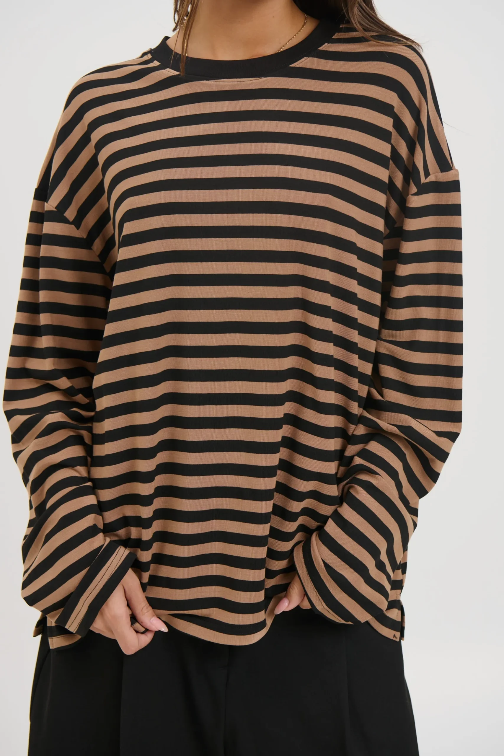 Jaida Long Sleeve Mocha