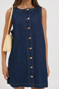 Jaymes Denim Dress Indigo