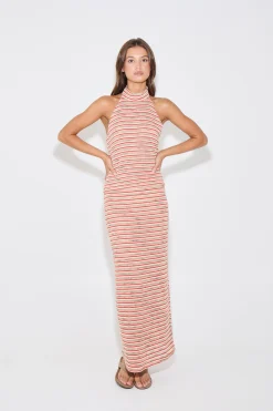 Jordy Top Orange Stripe