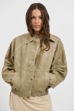 Jorja Bomber Jacket Natural