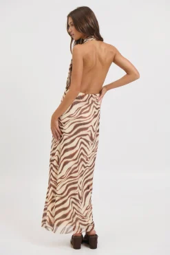 Josie Maxi Dress Brown