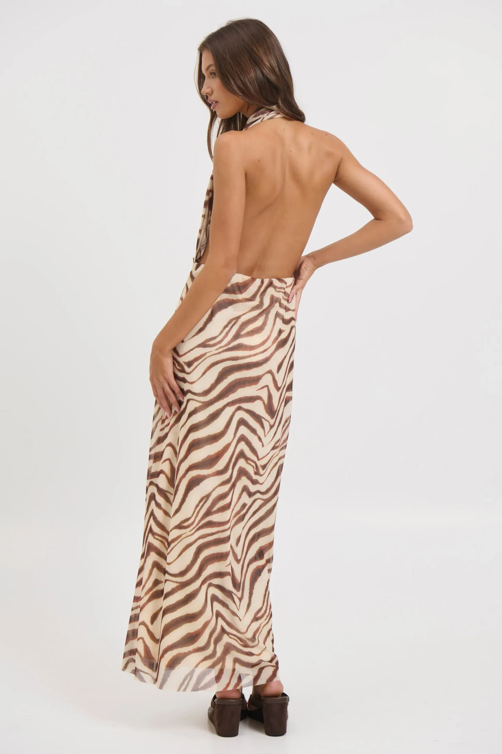 Josie Maxi Dress Brown