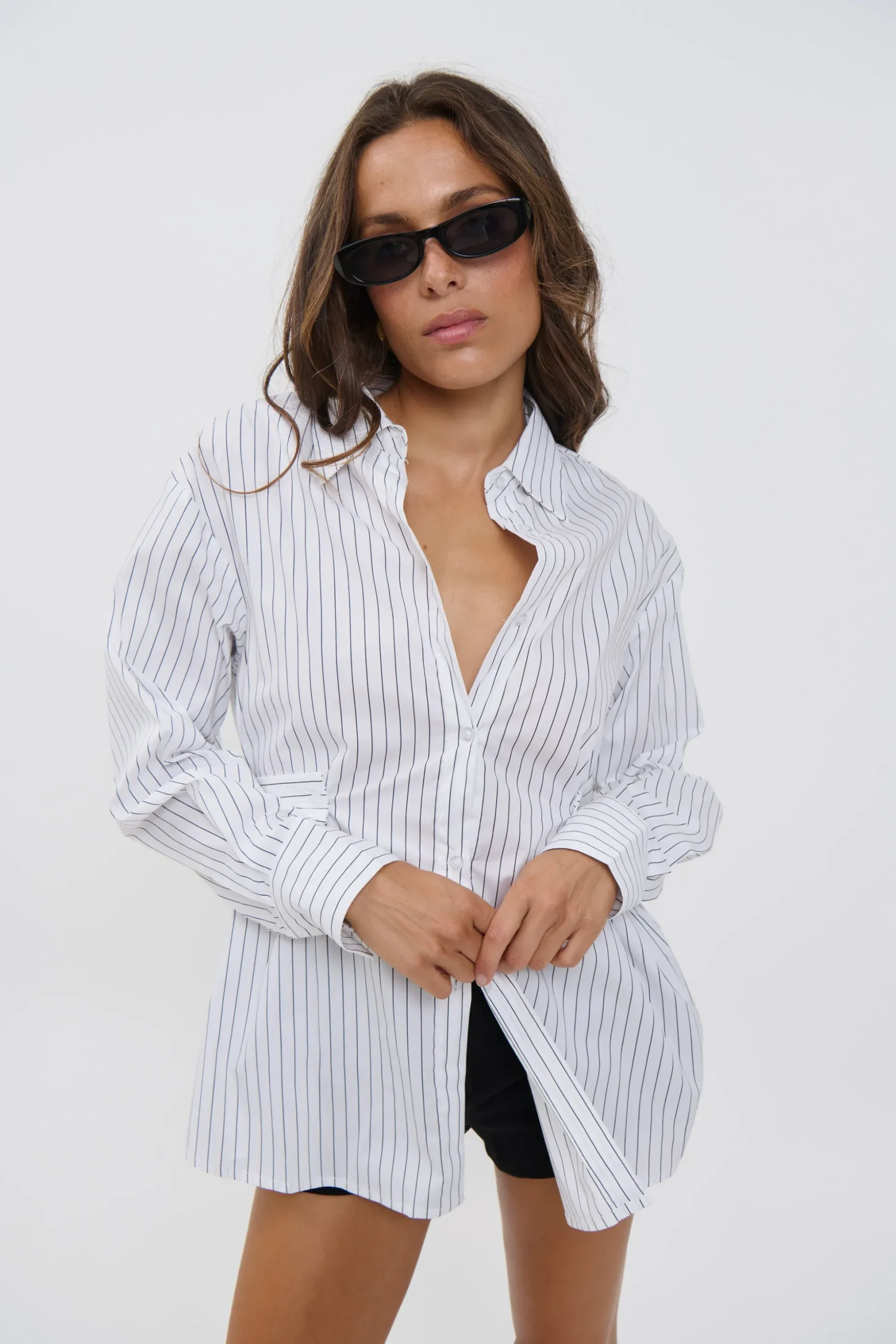 June Oversized Shirt White