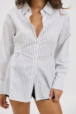 June Oversized Shirt White