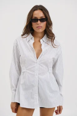 June Oversized Shirt White