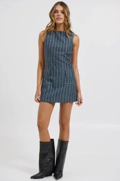 Kareena Mini Dress Blue