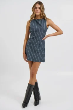 Kareena Mini Dress Blue