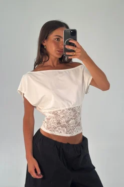 Kate Lace Top White