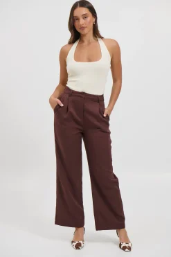 Katya Halterneck Top Off White