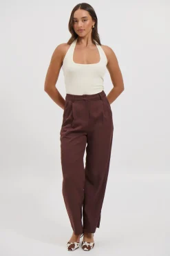 Katya Halterneck Top Off White