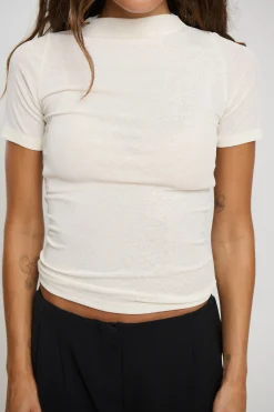 Katya Short Sleeve Off White