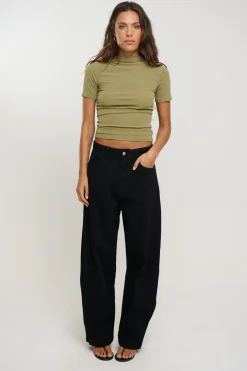 Katya Short Sleeve Olive