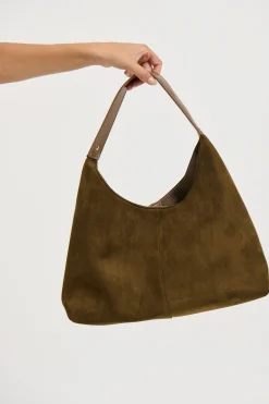 Kenny Suede Bag Olive