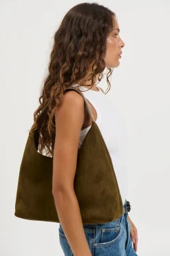 Kenny Suede Bag Olive