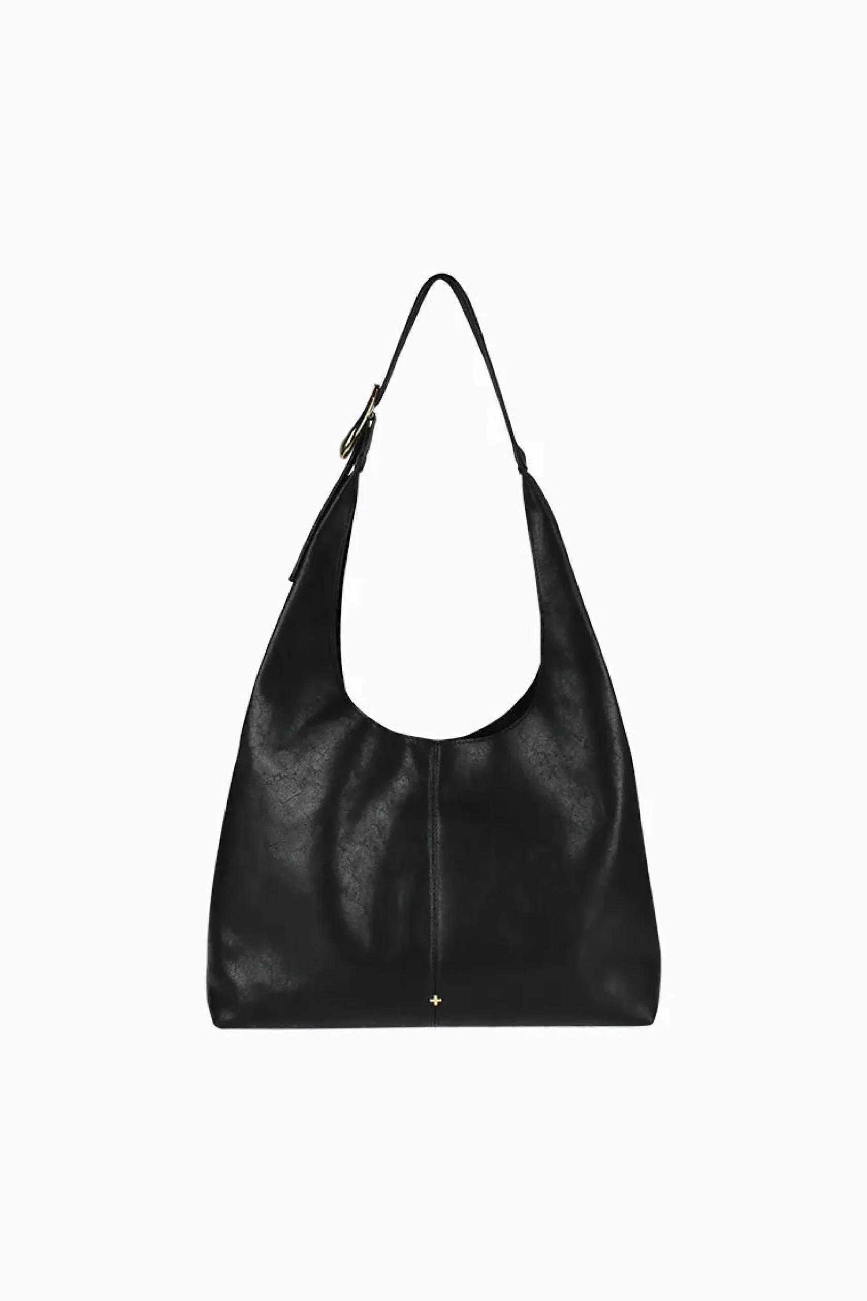 Kismet Slouch Bag Black Grain/Gold