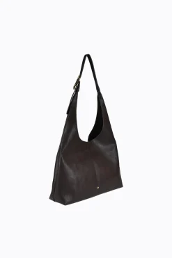 Kismet Slouch Bag Chocolate Grain/Gold