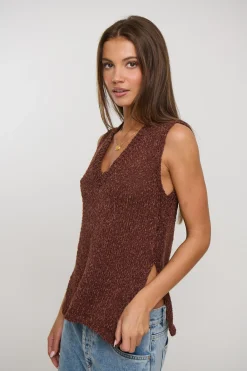 Kitt Knit Top Chocolate