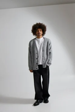 Knitted Oversize Cardigan Grey