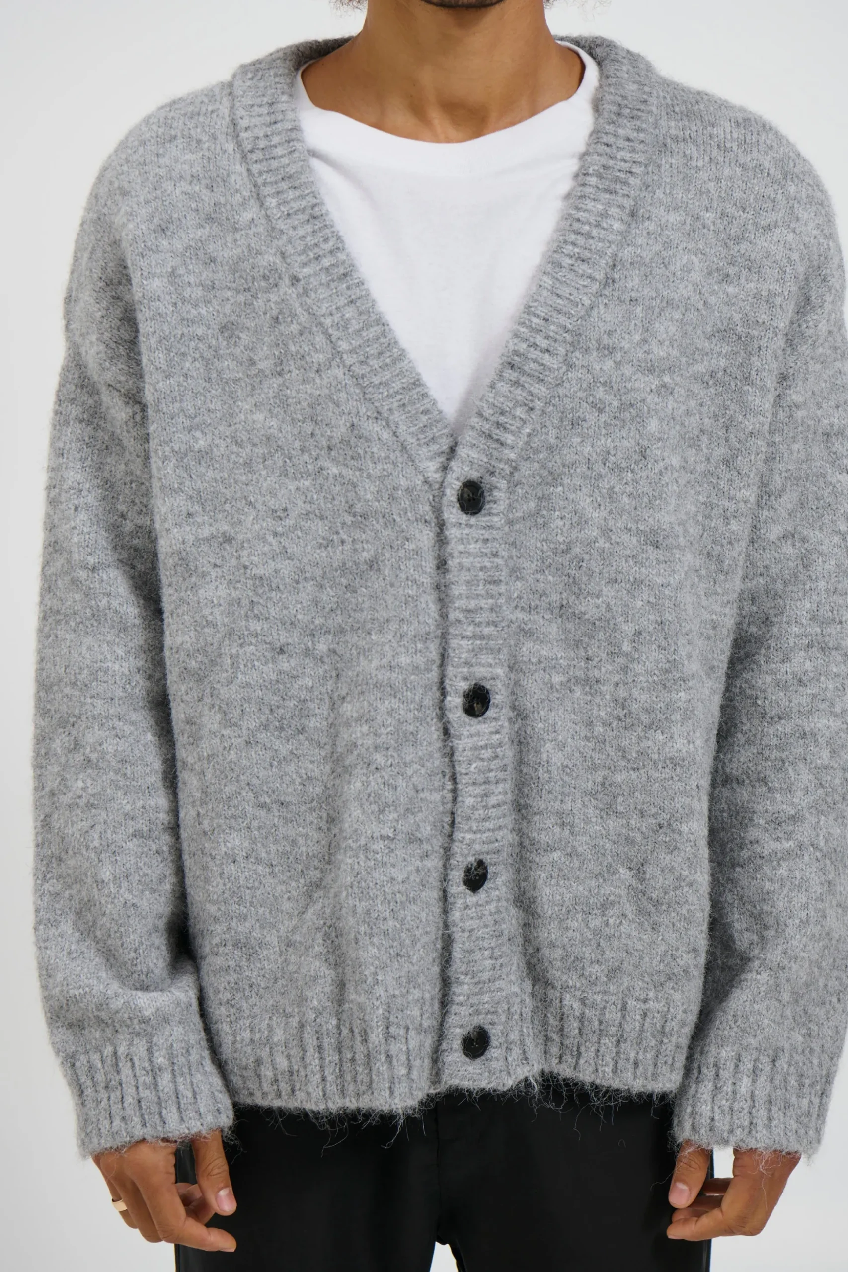 Knitted Oversize Cardigan Grey