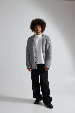 Knitted Oversize Cardigan Grey