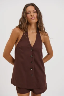 Koa Vest Chocolate