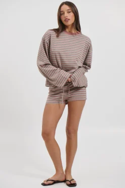 Kourt Bloomers Muted Pastel Stripe