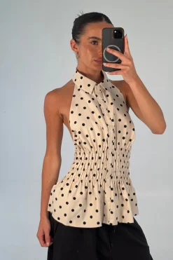 Kristal Top Polka Dot