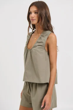 Kyla Top Khaki