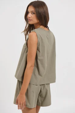 Kyla Top Khaki