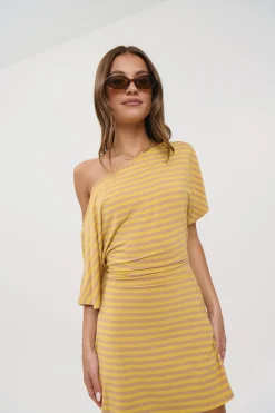 Lana Mini Dress Mustard