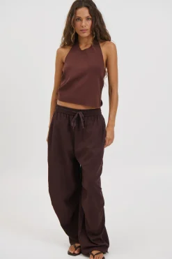 Lavinia Pant Chocolate
