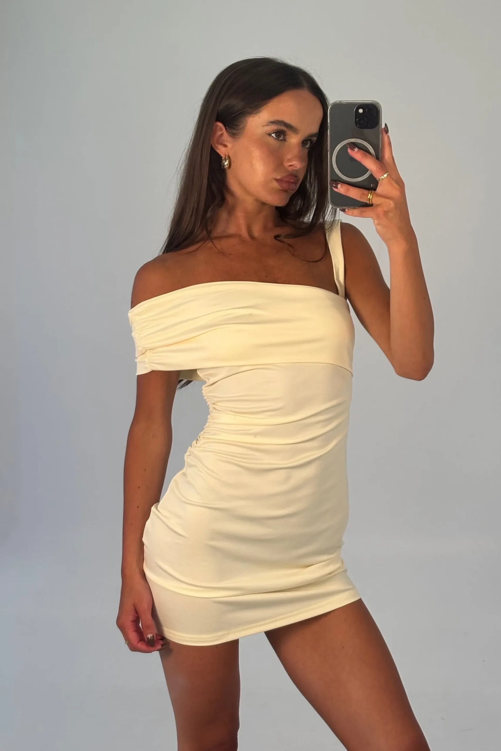 Layla Mini Dress Lemon