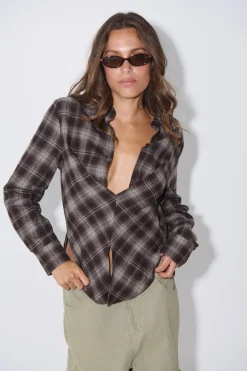 Leah Shirt Dark Grey