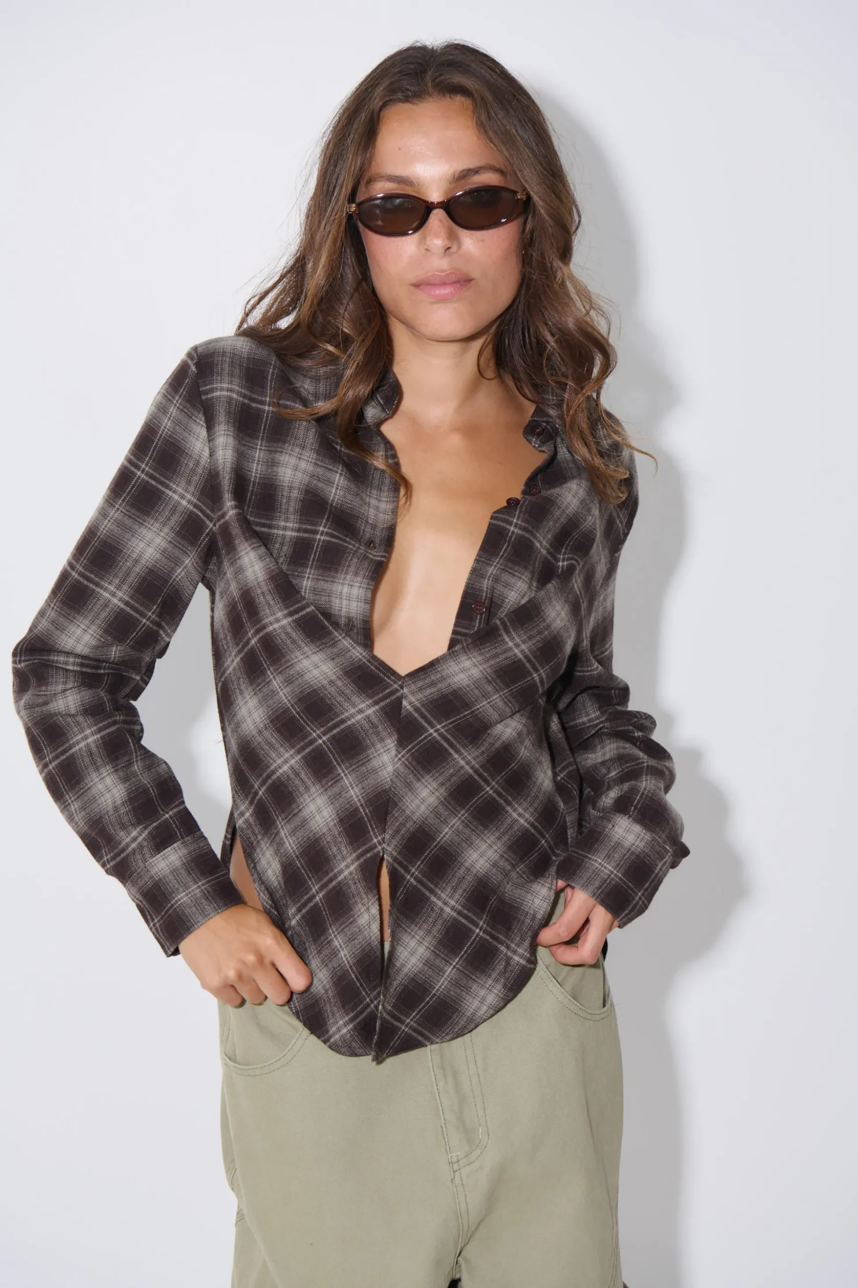 Leah Shirt Dark Grey